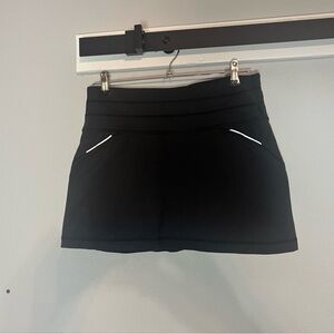 Athleta Black Relay Skort Size Small Athletic Workout Tennis Pickleball